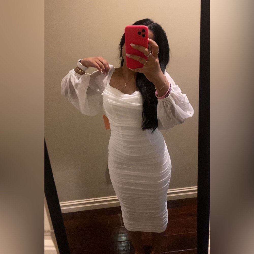 White dress (worn once)